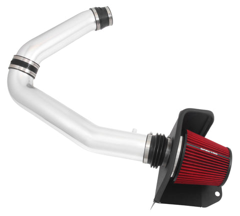Spectre 11-15 Jeep Grand Cherokee V6-3.6L F/I Air Intake Kit - Polished w/Red Filter