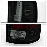 Spyder GMC Sierra 14-16 LED Tail Lights Black Smoke ALT-YD-GS14-LBLED-BSM