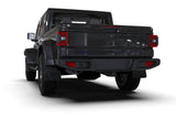 Rally Armor 19-25 Jeep JT Gladiator (Mojave/Rubicon) Black Mud Flap w/Metallic Black Logo