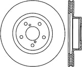 StopTech 05-10 Subaru Impreza WRX/STi Slotted & Drilled Left Front Rotor