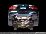 AWE Tuning BMW F3X 335i/435i Touring Edition Axle-Back Exhaust - Chrome Silver Tips (90mm)