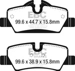 EBC 14+ Mini Hardtop 1.5 Turbo Cooper Greenstuff Rear Brake Pads