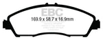 EBC 14+ Acura MDX 3.5 Greenstuff Front Brake Pads