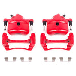 Power Stop 98-02 Honda Accord Front Red Calipers w/Brackets - Pair
