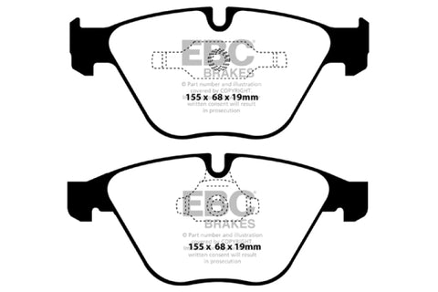 EBC 11+ BMW Z4 3.0 Twin Turbo iS (E89) Yellowstuff Front Brake Pads