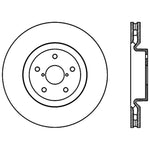 Stoptech 05-07 Subaru Impreza WRX Sti Front High Carbon CRYO-STOP Rotor