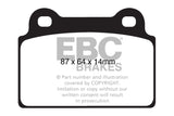 EBC 08-16 Mitsubishi Lancer Evo 10 2.0 Turbo (1 piece rotor) Redstuff Rear Brake Pads