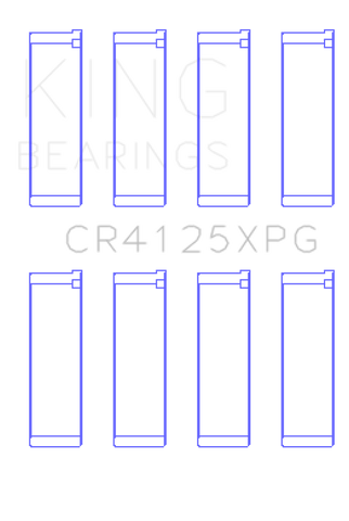 King Subaru EJ20/EJ22/EJ25 (Suites 52mm Journal Size) (Size STDX) Tri-Metal Perf Rod Bearing Set