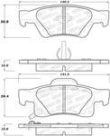 StopTech Street Brake Pads - Rear