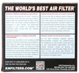 K&N Filter Universal Rubber Filter 2 1/4 inch Flange 3 1/2 inch OD 4 inch Height