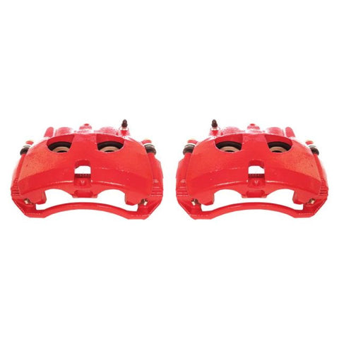 Power Stop 09-10 Dodge Ram 2500 Front Red Calipers w/Brackets - Pair