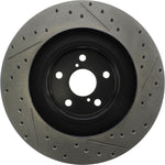 StopTech 13-18 Lexus GS350 Slotted & Drilled Front Right Rotor