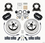 Wilwood Forged Dynalite-M Front Kit 11.30in 1 PC Rotor&Hub 1970-1973 Mustang Disc & Drum Spindle