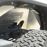 DV8 Offroad 07-18 Jeep Wrangler JK Front Aluminum Inner Fender - Raw