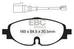 EBC 14+ Audi A3 1.8 Turbo Yellowstuff Front Brake Pads