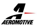 Aeromotive In-Line Filter - (AN-6 Male) 10 Micron Microglass Element Bright Dip Black Finish