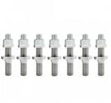 BLOX Racing SUS303 Stainless Steel Exhaust Manifold Stud Kit M8 x 1.25mm 45mm in Length - 7-piece