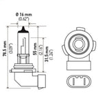 Hella H10 12V 65W Xen White Bulb (Pair)