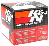 K&N Universal Rubber Filter 1 1/2in FLG 3in OD 4in Height