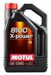 Motul 5L Synthetic Engine Oil 8100 10W60 X-Power