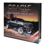 Oracle LED Illuminated Wheel Rings - Double LED - Red