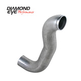 Diamond Eye DWNP 4in TB SGL W/ HX40 FLANGE AL DODGE 5.9L 2500/3500 89-93 2X4 ONLY