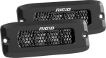 Rigid Industries SR-Q Series PRO Midnight Edition - Spot - Diffused - Pair