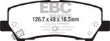 EBC 15+ Ford Mustang 2.3 Turbo Yellowstuff Rear Brake Pads