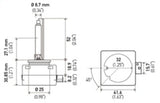 Hella Xenon D1S Bulb PK32d-2 85V 35W 5000k