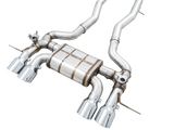 AWE SwitchPath Catback Exhaust for BMW G8X M3/M4 - Chrome Silver Tips