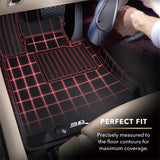 3D MAXpider 2007-2015 Infiniti Q40/Q60/G35/37 Kagu 1st Row Floormat - Black