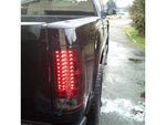 Spyder GMC Sierra 07-13 (Not 3500 Dually 4 Rear Wheels)LED Tail Lights Red Clear ALT-YD-GS07-LED-RC