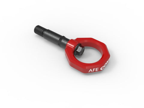 aFe Control Rear Tow Hook Red 20-21 Toyota GR Supra (A90)