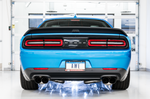 AWE Tuning 2015+ Dodge Challenger 6.4L/6.2L SC Track Edition Exhaust - Quad Diamond Black Tips