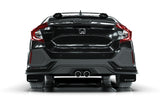 Rally Armor 17-21 Honda Civic Sport/Sport Touring Black UR Mud Flap w/White Logo