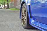 Rally Armor 15-21 Subaru WRX/STI Blue UR Mud Flap w/White Logo