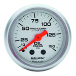Autometer Ultra-Lite 52mm 0-150 PSI Mechanical Oil Pressure Gauge