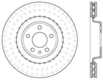 StopTech Power Slot 12 Audi A6 Quattro/11-12 A7 Quattro / 7/11-13 S4 Front Left Slotted Rotor