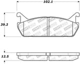 StopTech Street Touring 90-93 Mazda Miata Rear Brake Pads D525