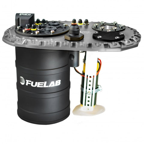 Fuelab Quick Service Surge Tank w/No Lift Pump & No Surge Pump - Titanium