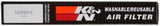 K&N 02-10 Suzuki DL 1000 V-Strom/04-12 DL650 V-Strom / 04-05 Kawasaki KLV1000 Replacement Air Filter