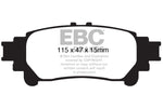 EBC 10+ Lexus RX350 3.5 (Japan) Greenstuff Rear Brake Pads