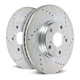 Power Stop 11-21 GMC Sierra 3500 HD Front Drilled & Slotted Rotor - Pair