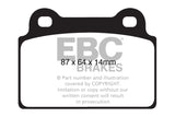 EBC 08-16 Mitsubishi Lancer Evo 10 2.0 Turbo (1 piece rotor) Bluestuff Rear Brake Pads