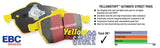 EBC 73-74 Buick Apollo 4.1 Yellowstuff Front Brake Pads