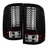 Spyder GMC Sierra 07-13 (Not fit 3500 Dually 4 Rear Wheels)LED Tail Lights Black ALT-YD-GS07-LED-BK