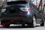Rally Armor V2 08-11 STI (hatch only) / 11 WRX (hatch only) UR Black Mud Flap w/ Red Logo