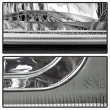 Xtune Chevy Silverado 2500HD 03-06 Crystal Headlights w/ Bumper Lights Chrome HD-JH-CSIL03-AM-C-SET