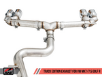 AWE Tuning MK7.5 Golf R Track Edition Exhaust w/Chrome Silver Tips 102mm