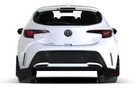 Rally Armor 18-24 Toyota Corolla Hatchback Black UR Mud Flap Grey Logo